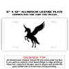 6 X 12 Full Size Aluminum License Plate for Cars and Trucks  Thumbnail