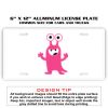 6 X 12 Full Size Aluminum License Plate for Cars and Trucks  Thumbnail