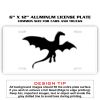 6 X 12 Full Size Aluminum License Plate for Cars and Trucks  Thumbnail