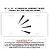 6 X 12 Full Size Aluminum License Plate for Cars and Trucks  Thumbnail
