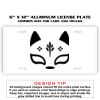 6 X 12 Full Size Aluminum License Plate for Cars and Trucks  Thumbnail
