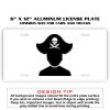 6 X 12 Full Size Aluminum License Plate for Cars and Trucks  Thumbnail