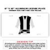 6 X 12 Full Size Aluminum License Plate for Cars and Trucks  Thumbnail