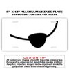 6 X 12 Full Size Aluminum License Plate for Cars and Trucks  Thumbnail