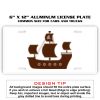 6 X 12 Full Size Aluminum License Plate for Cars and Trucks  Thumbnail