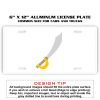 6 X 12 Full Size Aluminum License Plate for Cars and Trucks  Thumbnail