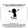 6 X 12 Full Size Aluminum License Plate for Cars and Trucks  Thumbnail