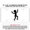 6 X 12 Full Size Aluminum License Plate for Cars and Trucks  Thumbnail