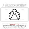 6 X 12 Full Size Aluminum License Plate for Cars and Trucks  Thumbnail