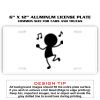 6 X 12 Full Size Aluminum License Plate for Cars and Trucks  Thumbnail