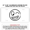 6 X 12 Full Size Aluminum License Plate for Cars and Trucks  Thumbnail