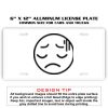 6 X 12 Full Size Aluminum License Plate for Cars and Trucks  Thumbnail