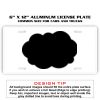 6 X 12 Full Size Aluminum License Plate for Cars and Trucks  Thumbnail