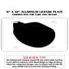 6 X 12 Full Size Aluminum License Plate for Cars and Trucks  Thumbnail