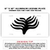 6 X 12 Full Size Aluminum License Plate for Cars and Trucks  Thumbnail