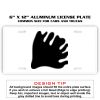 6 X 12 Full Size Aluminum License Plate for Cars and Trucks  Thumbnail