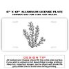 6 X 12 Full Size Aluminum License Plate for Cars and Trucks  Thumbnail