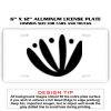 6 X 12 Full Size Aluminum License Plate for Cars and Trucks  Thumbnail