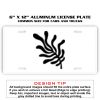 6 X 12 Full Size Aluminum License Plate for Cars and Trucks  Thumbnail