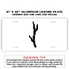 6 X 12 Full Size Aluminum License Plate for Cars and Trucks  Thumbnail