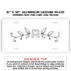 6 X 12 Full Size Aluminum License Plate for Cars and Trucks  Thumbnail