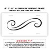 6 X 12 Full Size Aluminum License Plate for Cars and Trucks  Thumbnail