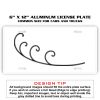 6 X 12 Full Size Aluminum License Plate for Cars and Trucks  Thumbnail