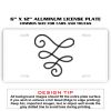 6 X 12 Full Size Aluminum License Plate for Cars and Trucks  Thumbnail