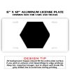 6 X 12 Full Size Aluminum License Plate for Cars and Trucks  Thumbnail
