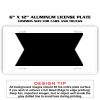 6 X 12 Full Size Aluminum License Plate for Cars and Trucks  Thumbnail