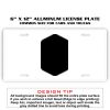 6 X 12 Full Size Aluminum License Plate for Cars and Trucks  Thumbnail