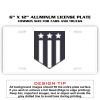6 X 12 Full Size Aluminum License Plate for Cars and Trucks  Thumbnail