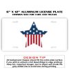 6 X 12 Full Size Aluminum License Plate for Cars and Trucks  Thumbnail