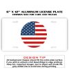 6 X 12 Full Size Aluminum License Plate for Cars and Trucks  Thumbnail