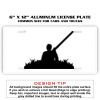 6 X 12 Full Size Aluminum License Plate for Cars and Trucks  Thumbnail