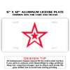 6 X 12 Full Size Aluminum License Plate for Cars and Trucks  Thumbnail