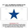 6 X 12 Full Size Aluminum License Plate for Cars and Trucks  Thumbnail