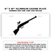 6 X 12 Full Size Aluminum License Plate for Cars and Trucks  Thumbnail