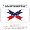 6 X 12 Full Size Aluminum License Plate for Cars and Trucks  Thumbnail