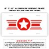 6 X 12 Full Size Aluminum License Plate for Cars and Trucks  Thumbnail