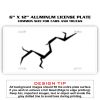 6 X 12 Full Size Aluminum License Plate for Cars and Trucks  Thumbnail