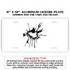 6 X 12 Full Size Aluminum License Plate for Cars and Trucks  Thumbnail