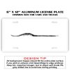 6 X 12 Full Size Aluminum License Plate for Cars and Trucks  Thumbnail
