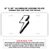 6 X 12 Full Size Aluminum License Plate for Cars and Trucks  Thumbnail