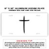 6 X 12 Full Size Aluminum License Plate for Cars and Trucks  Thumbnail